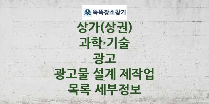 2024 울산광역시 중구 광고물 설계 제작업 상가(상권) 목록 및 정보 - 과학·기술 광고 리스트